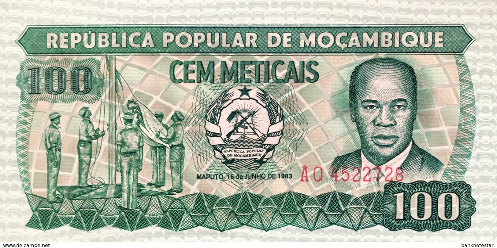 Mozambique 100 Meticais, P-126 (16.6.1983) - UNC - Moçambique