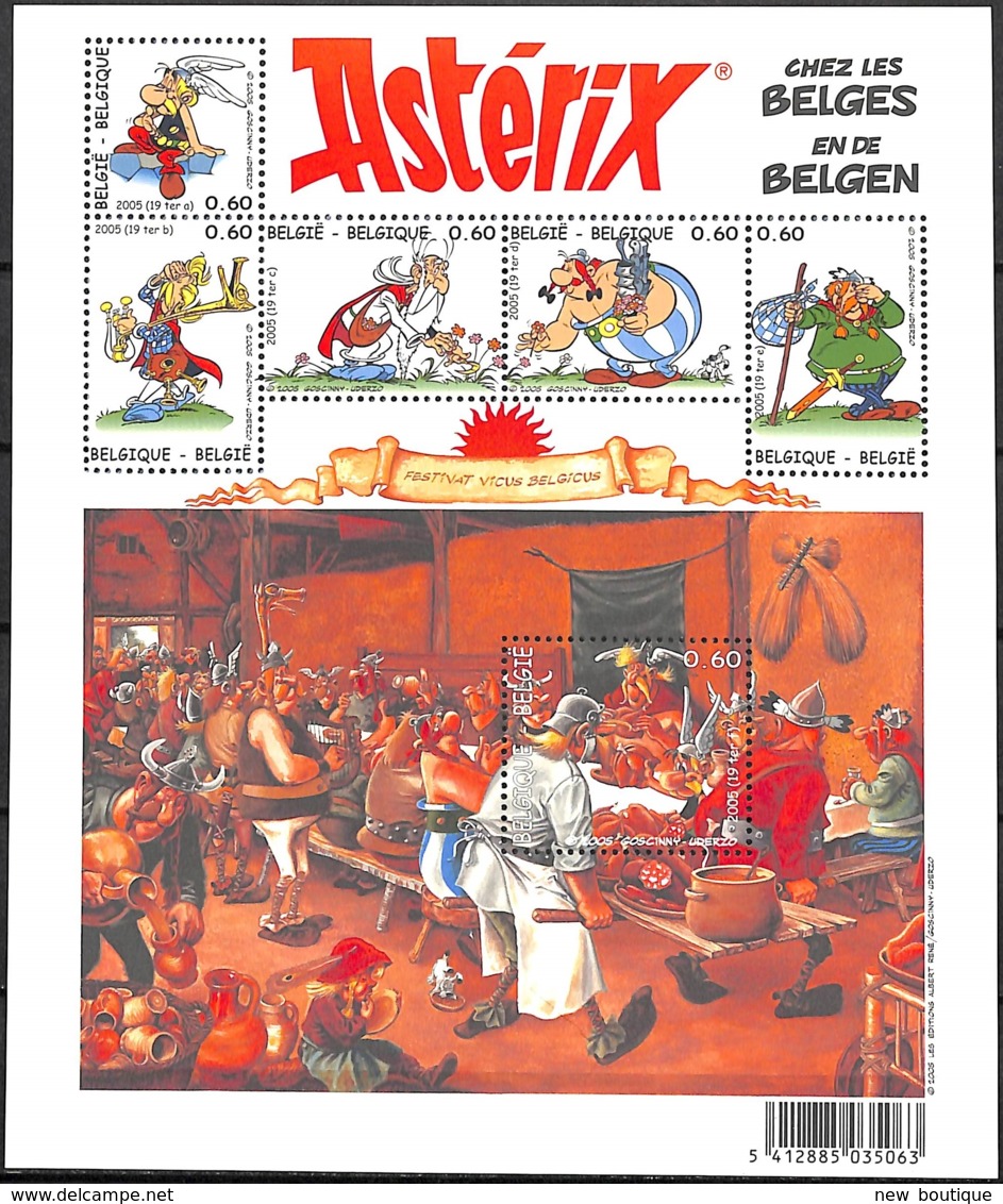 NB - [154594]TB//**/Mnh-Belgique 2005 - BL123, Astérix, Le Bloc, Bandes Dessinées, Art, SNC - Fumetti