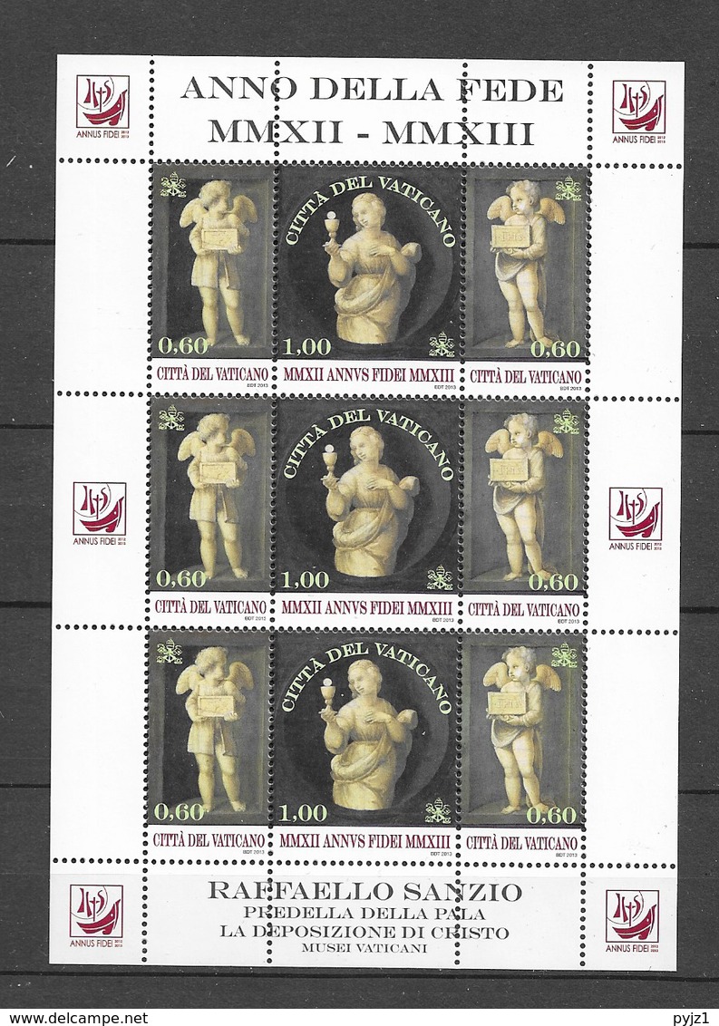 2012 MNH Vaticano - Blocs & Feuillets