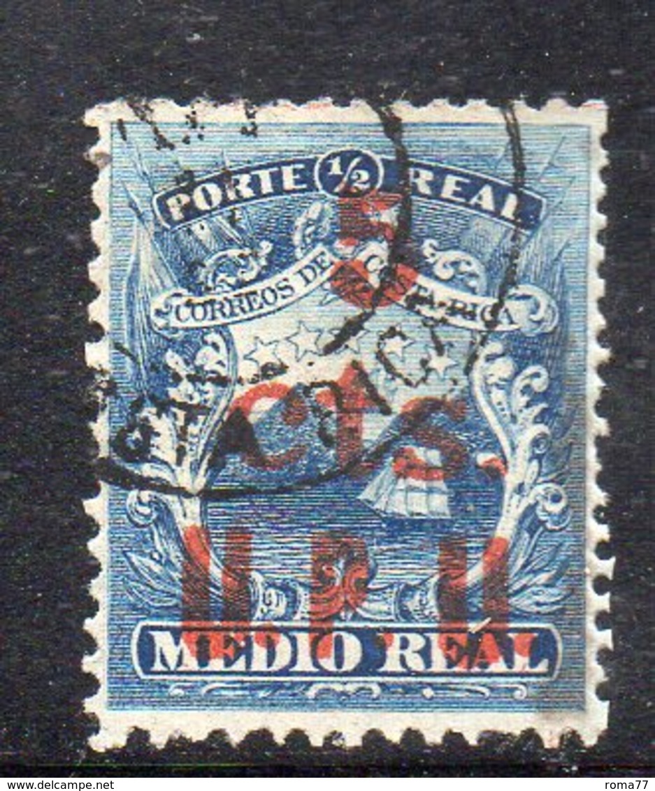 APR118 - COSTARICA 1881 ,  Yvert N. 9 Usato (2380A) - Costa Rica