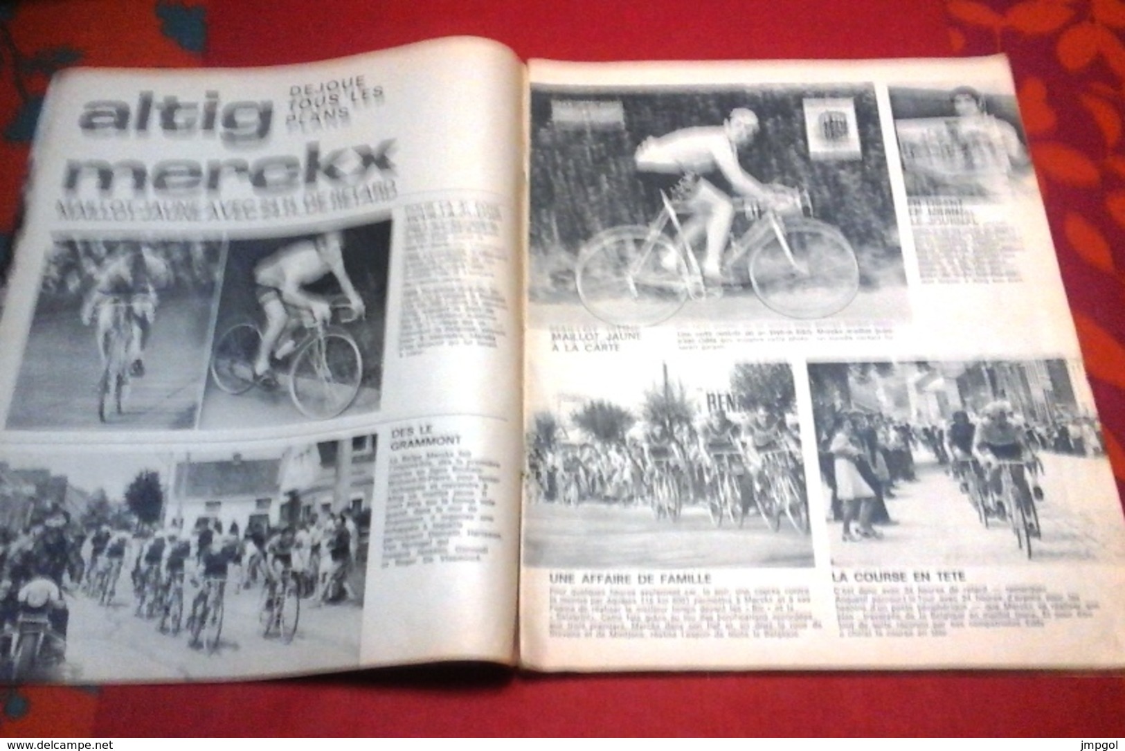 Miroir Du Cyclisme N°117 Miroir Du Tour De France 1969 Toutes Les étapes Eddy Merckx Raymond Poulidor Roger Pingeon - Sport