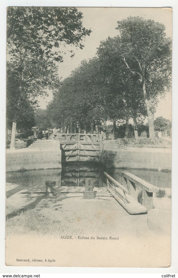 34 - Agde -   Ecluse Du Bassin Rond - Agde