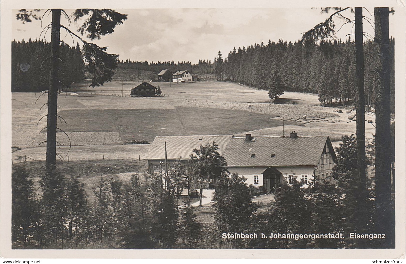 AK Steinbach Eisenganz Gasthof ? A Breitenbrunn Erlabrunn Johanngeorgenstadt Sosa Wildenthal Bockau Carlsfeld Eibenstock - Johanngeorgenstadt