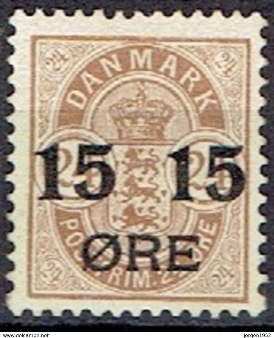 DENMARK  # FROM 1904  STAMPWORLD 41* - Nuovi