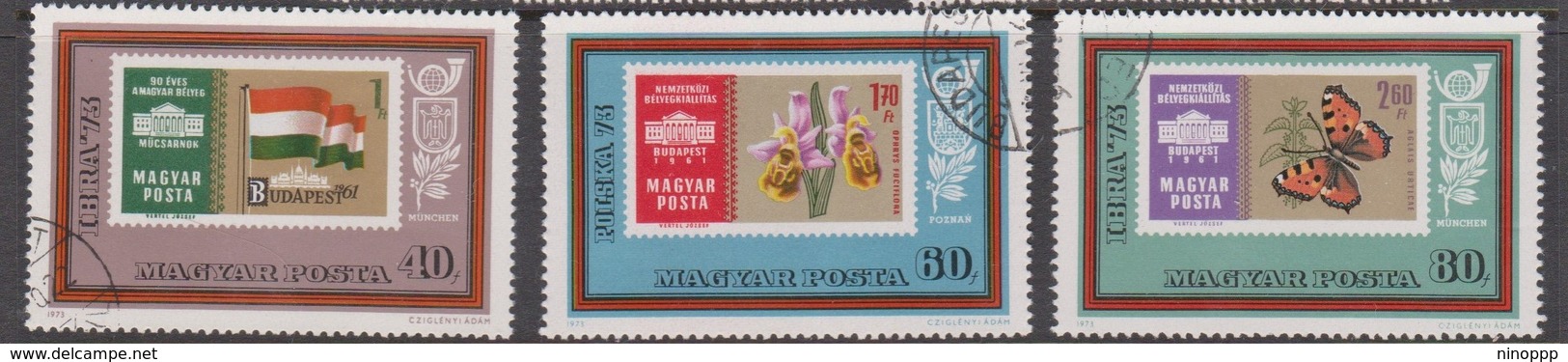 Hungary 1973 IBRA 73 Butterfly, Used - Butterflies