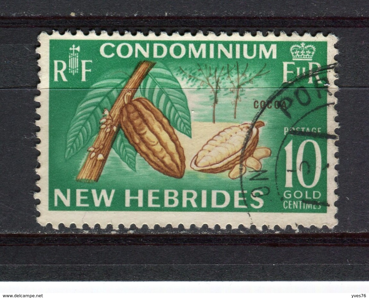 NOUVELLES-HEBRIDES - Y&T N° 219° - Cacaoyer - Used Stamps