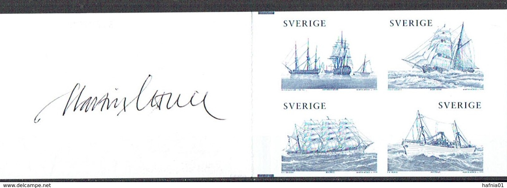 Sweden 1999. Int. Stampexhibition AUSTRALIA ' 99. Michel 2098-2101 Testbooklet MNH. Signed. - Proofs & Reprints