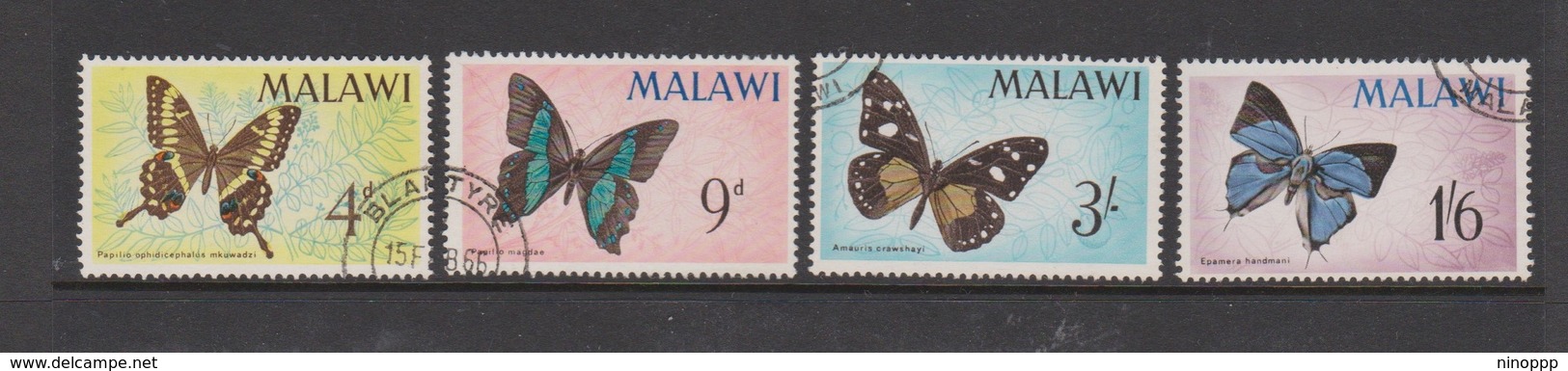 Malawi 247-50 1966 Butterflies, Used - Butterflies