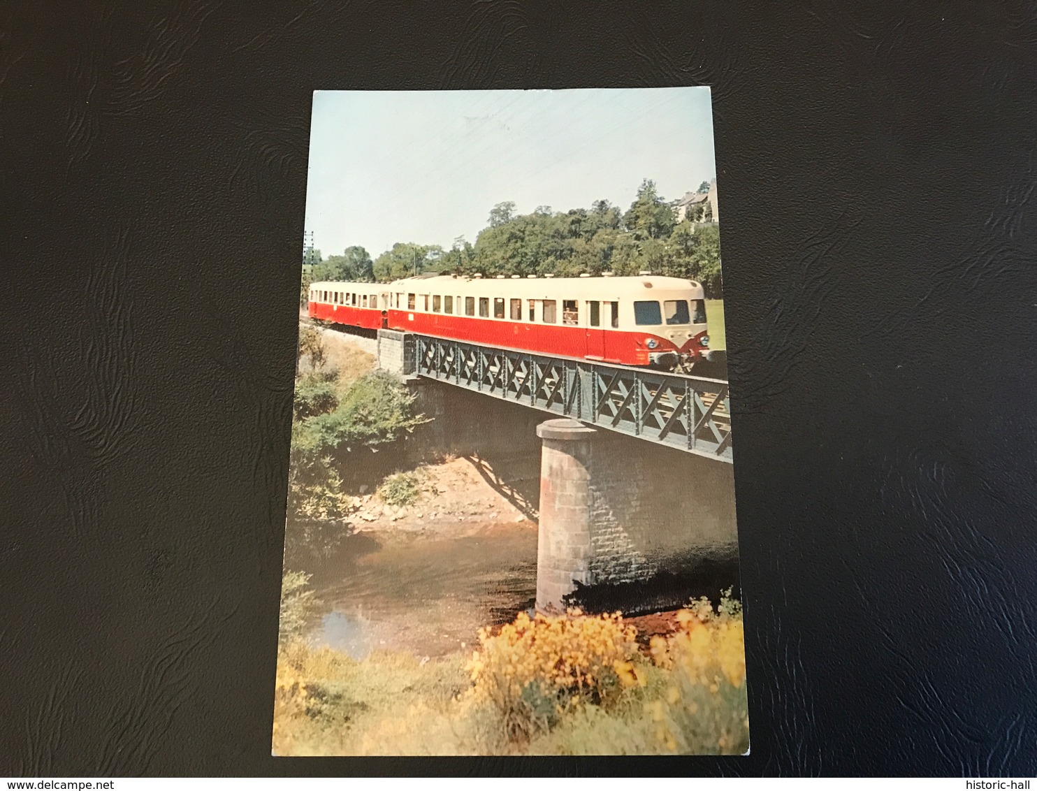 Un Autorail De 825 Ch. Et Sa Remorque Près De CABANOLS (Ligne Brive Severac) - Eisenbahnen