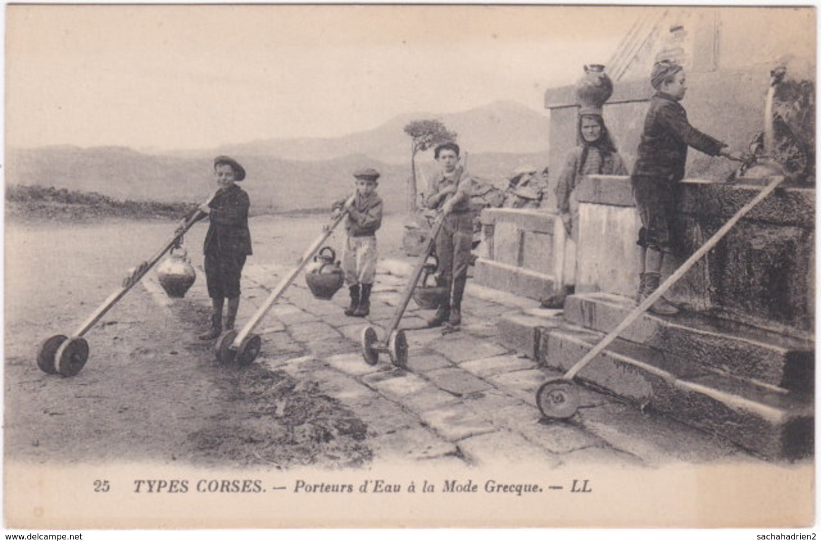 20. TYPES CORSES. Porteurs D'Eau à La Mode Grecque. 25 - Altri & Non Classificati