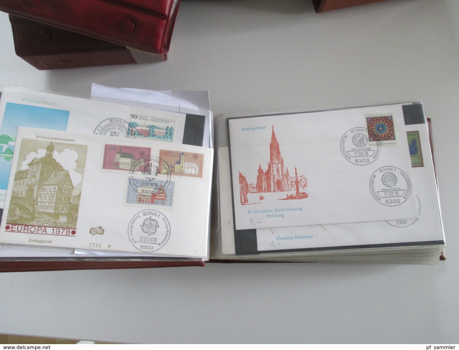 BRD FDC Sammlung 1961 - 2002 90er in 13 Belege Alben! Hunderte FDC / Sonderbelege 90er Jahre echt gelaufen aus Borek Abo