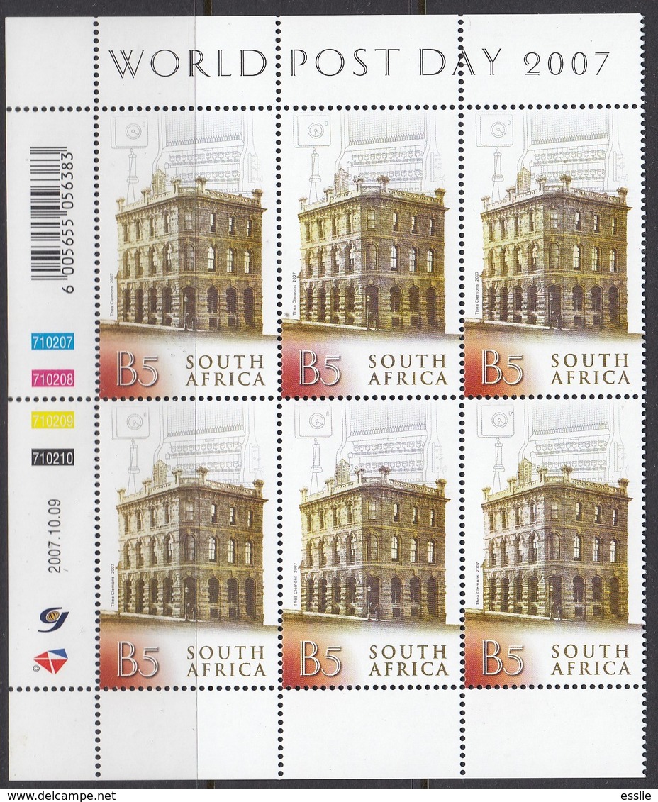 South Africa RSA - 2007 - World Post Day - Unused Stamps