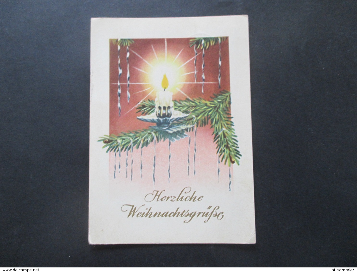 AK Konvolut 24 Stück Thematik Motive Weihnachten / Kerze / Tannenzweig 1930 / 40er Jahre fast alle echt gelaufen!