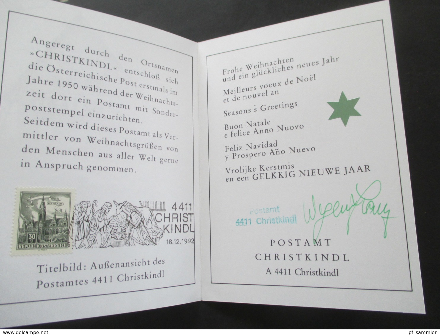 Österreich 1972 - 99 Christkindl Klappkarten / Belege und Sonderbeförderungen Wie Postkutsche / Flüge / Postbus 70 Stk!