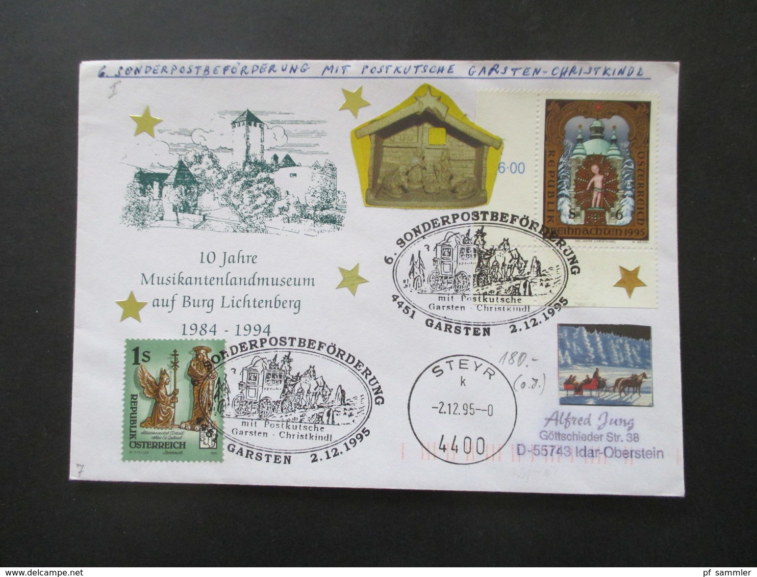 Österreich 1972 - 99 Christkindl Klappkarten / Belege und Sonderbeförderungen Wie Postkutsche / Flüge / Postbus 70 Stk!