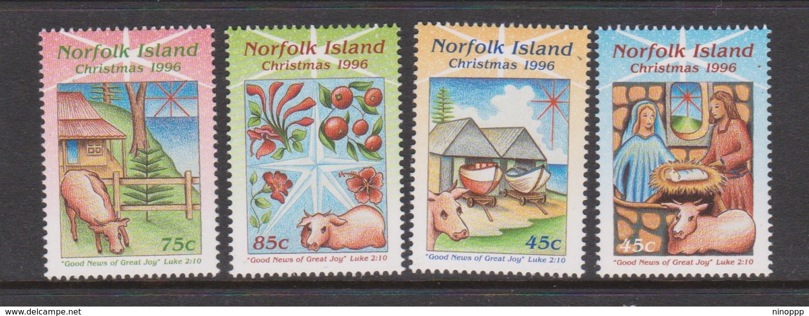 Norfolk Island 1996 Christmas, Mint Never Hinged - Christmas