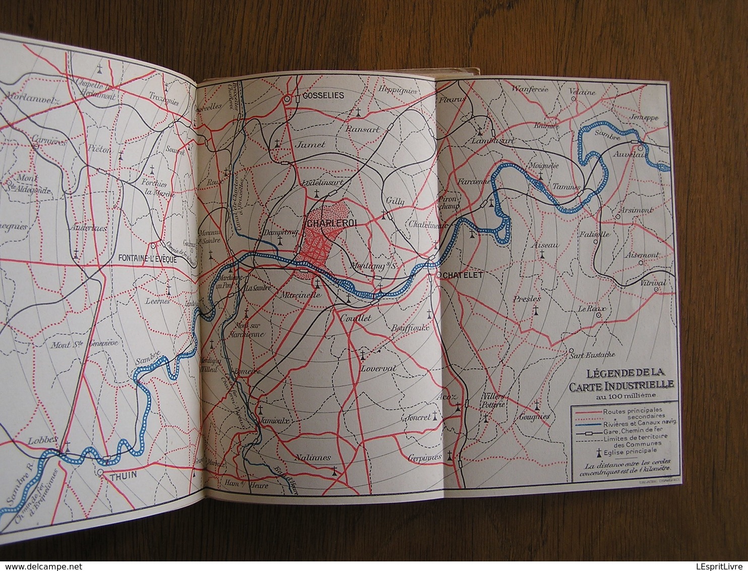 CHARLEROI LE GRAND CENTRE INDUSTRIEL BELGE Régionalisme Histoire Tourisme Tramways Vicinaux Plan Ligne SNCV Vicinal