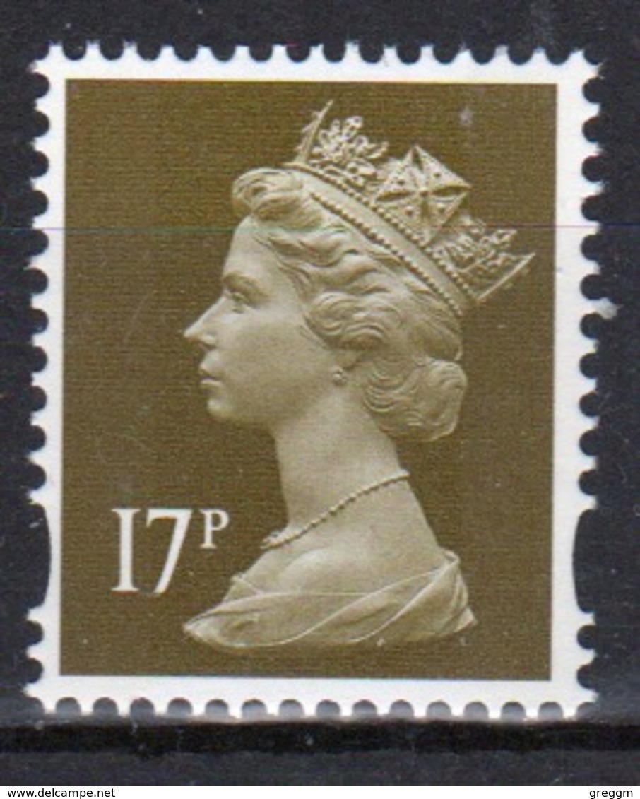 Great Britain Decimal Machin 17p Définitive Stamp. - Unused Stamps