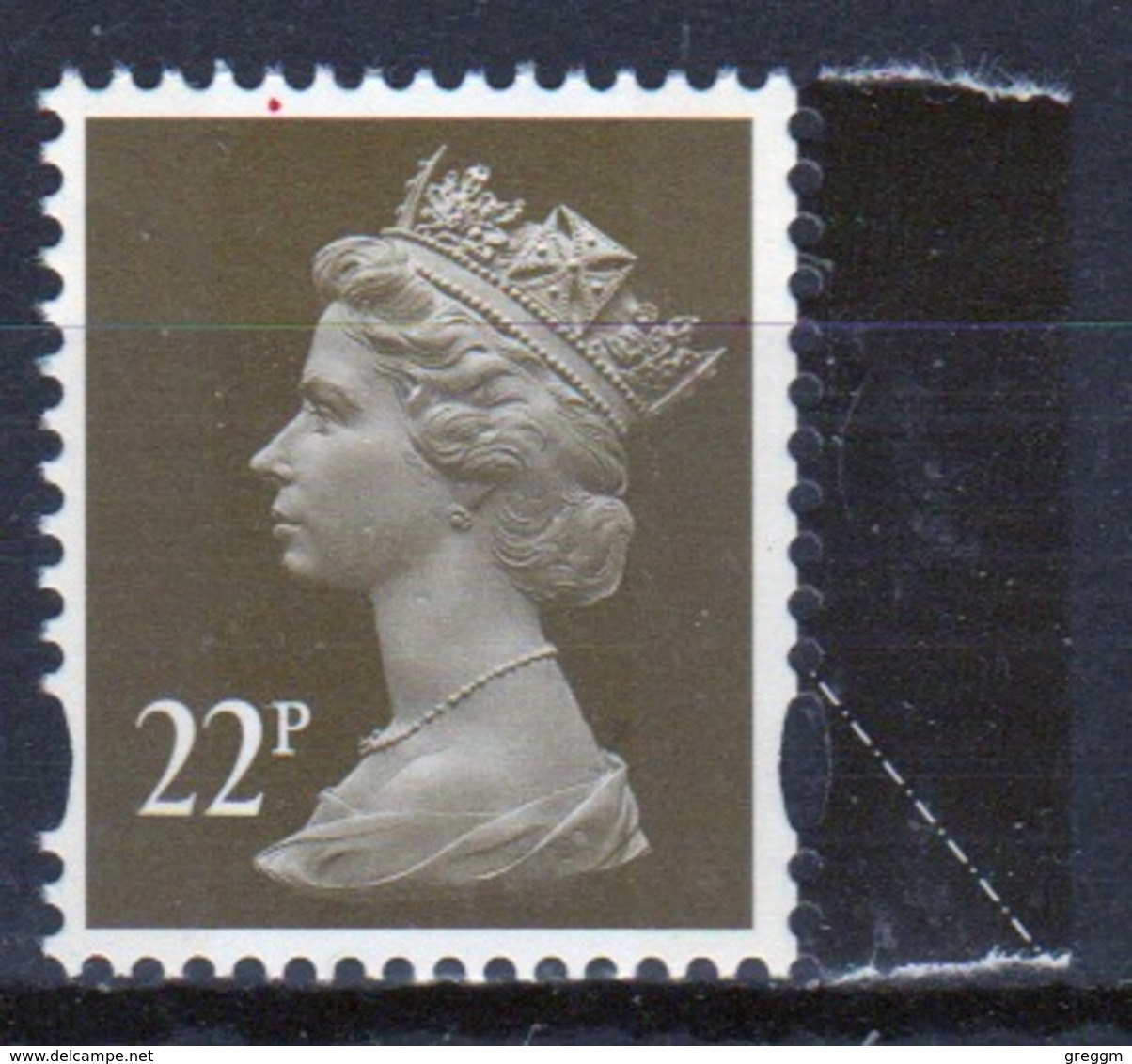 Great Britain Decimal Machin 22p Définitive Stamp. - Unused Stamps