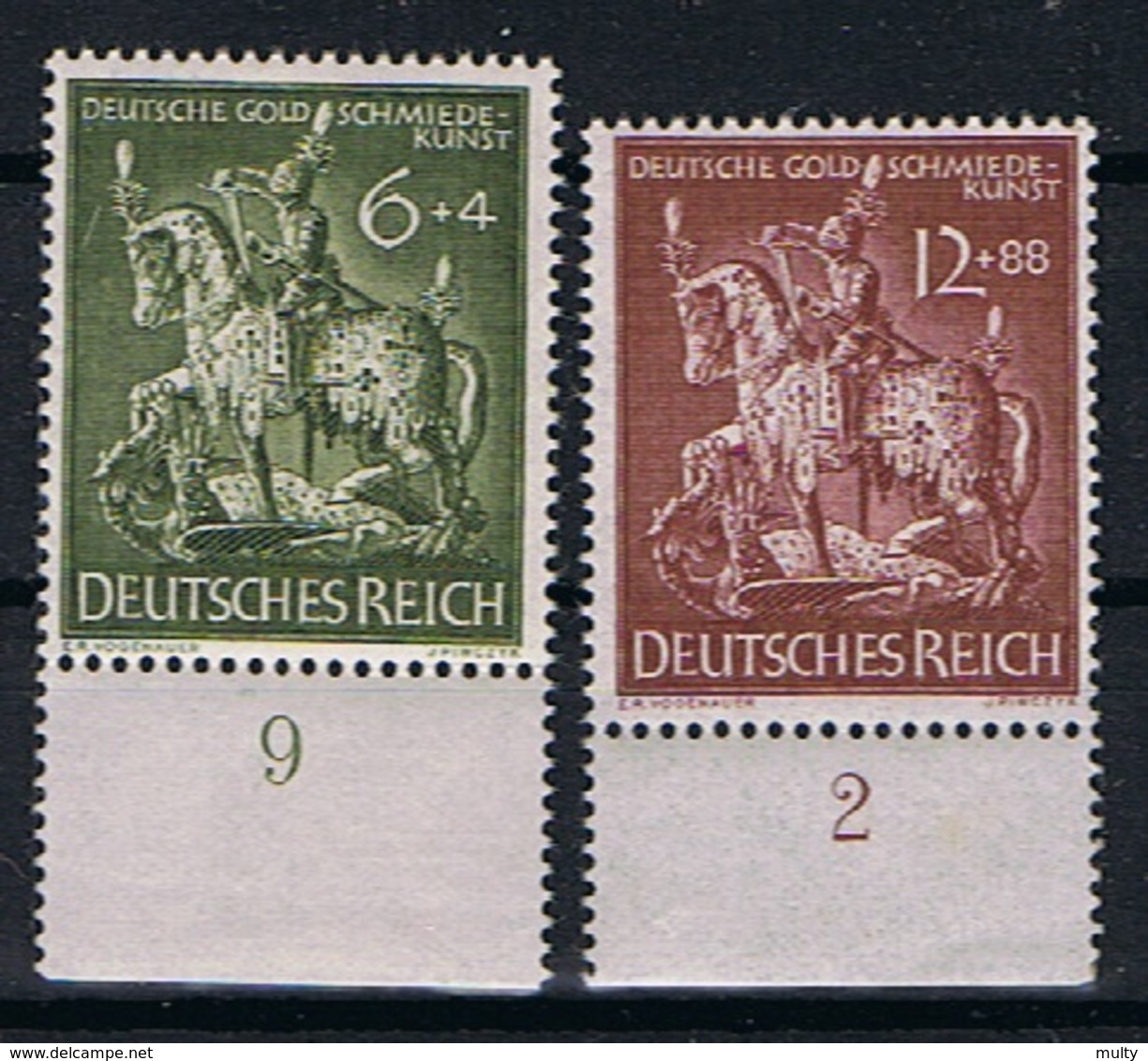 Duitse Rijk Y/T 779 / 780 (**) - Unused Stamps