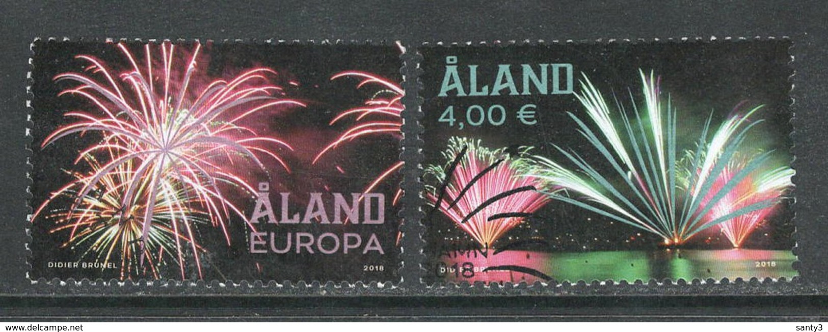 Aland, Yv 460-61  Jaar 2018, Reeks, Gestempeld - Aland