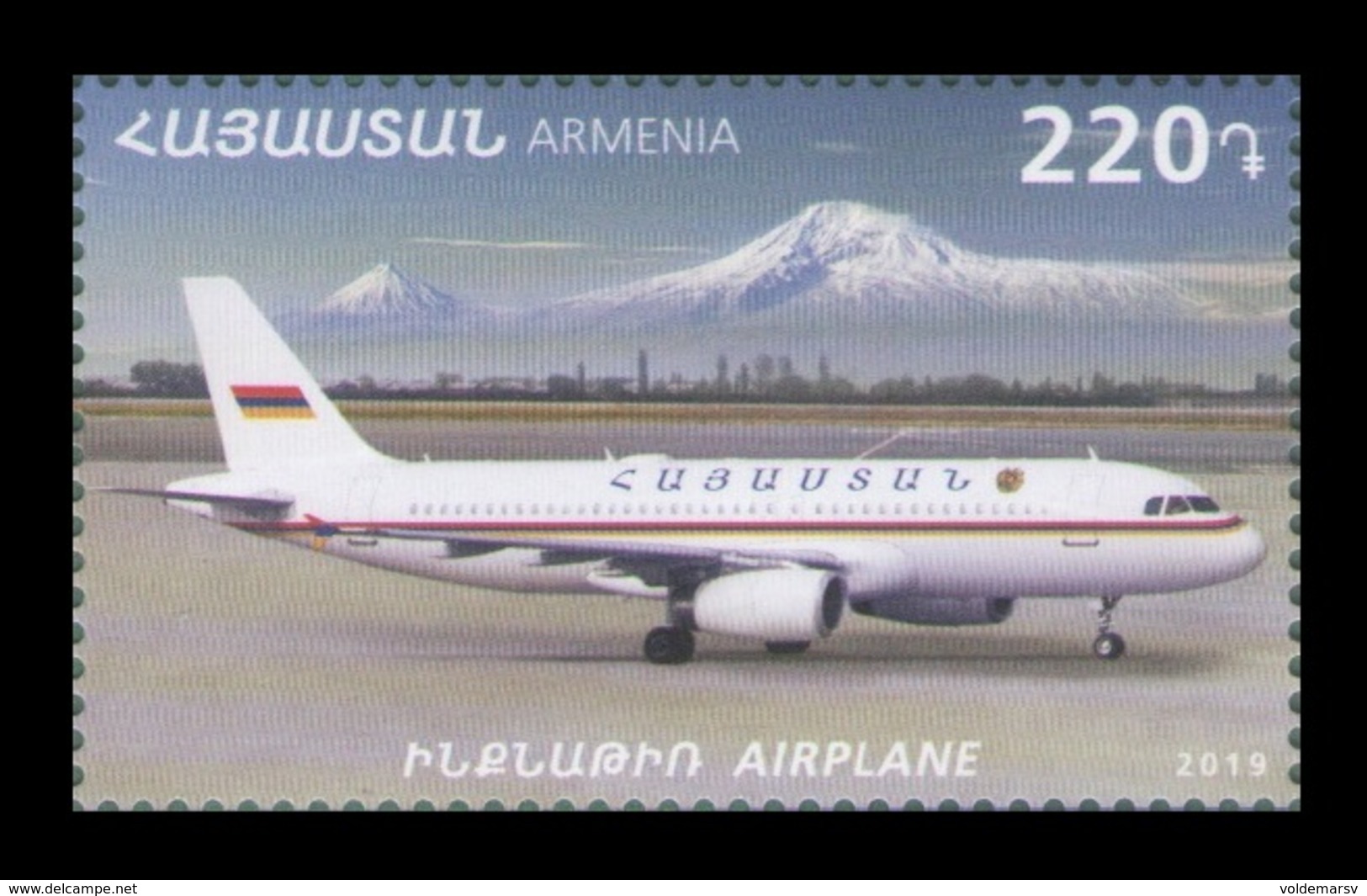 Armenia 2019 Mih. 1140 Aviation. Plane MNH ** - Armenia