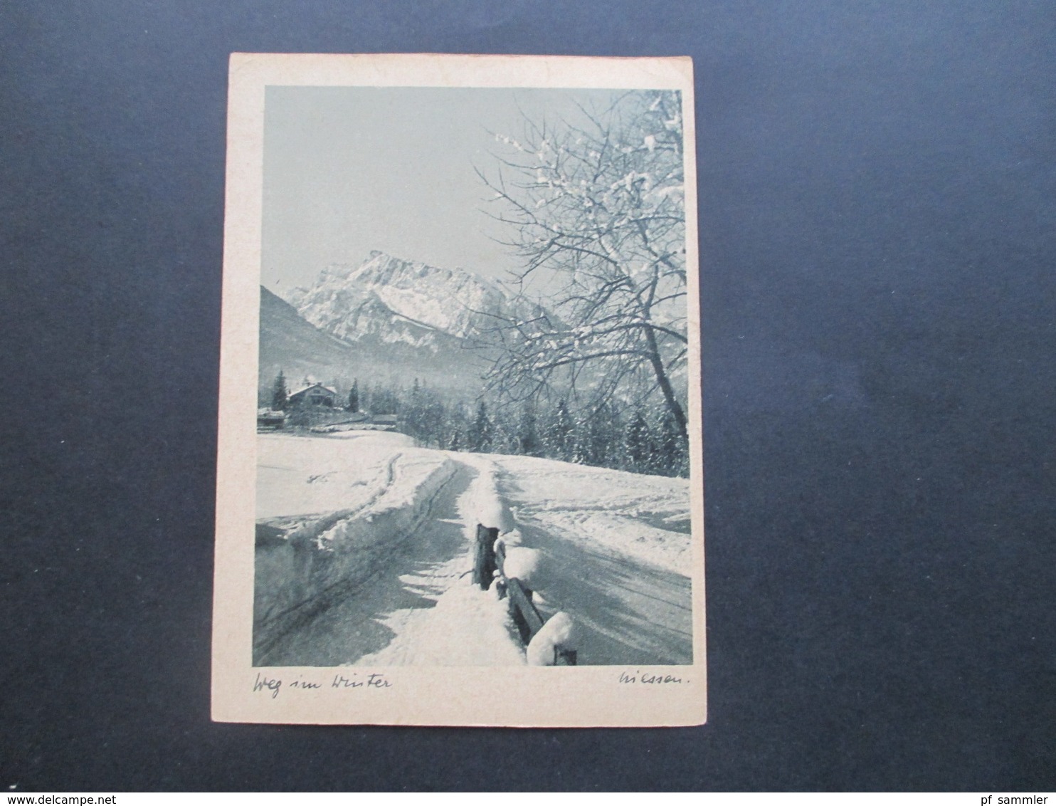 Bizone Bauten 1948 Nr. 78 EF Ortspostkarte München Verlag Walter Niessen Gräfeling München Weg Im Winter - Sonstige & Ohne Zuordnung