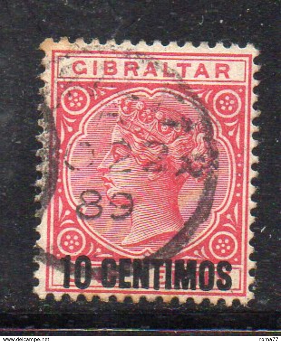 APR307 - GIBILTERRA 1889 , Vittoria Unificato N. 16  Usato (2380A) - Gibilterra