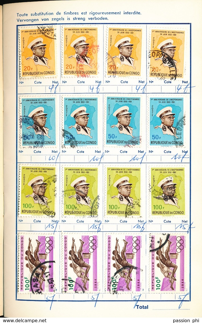 BELGIAN CONGO AND EX BELGIAN COLONIES SMALL SELECTION STAMPS AND OTHERS ALL QUALITIES - Colecciones
