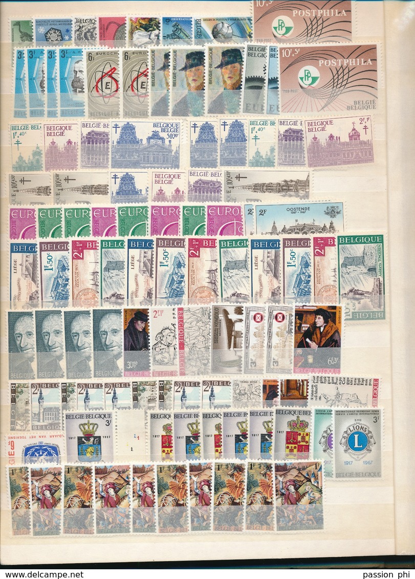 BELGIUM SMALL SELECTION ALL QUALITIES MINT MNH LH AND NO GUM AND USED STAMPS