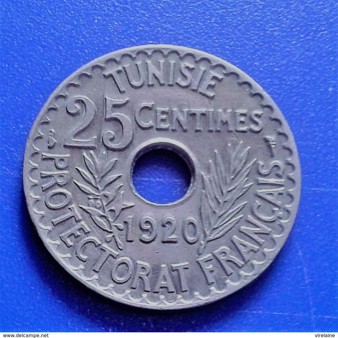 TUNISIE 25 CENTIMES 1920 SUP  (B14 17) - Tunisie