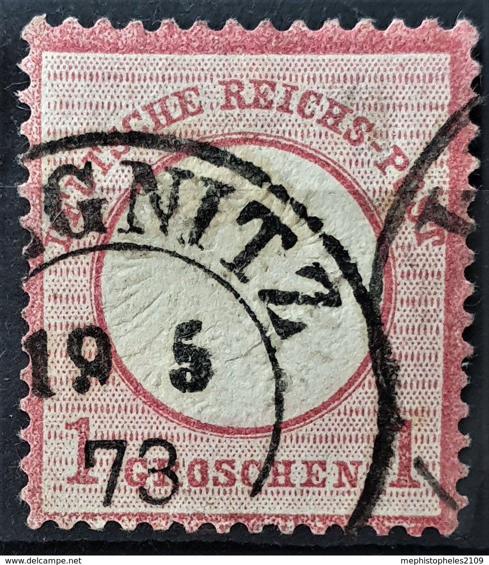 DEUTSCHES REICH 1872 - Canceled - Mi 19 - Grosses Brustschild 1g - Usados