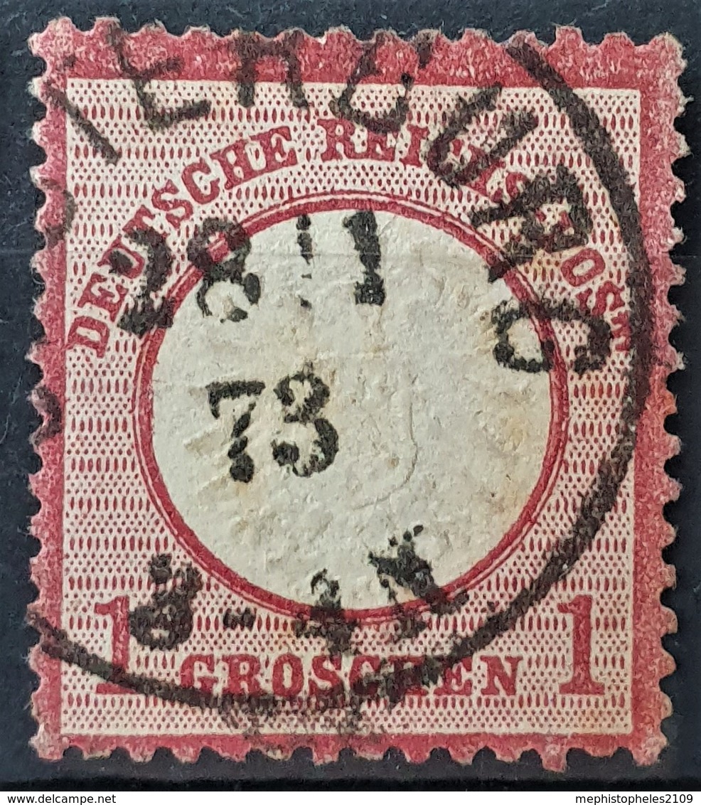 DEUTSCHES REICH 1872 - Canceled - Mi 19 - Grosses Brustschild 1g - Usados