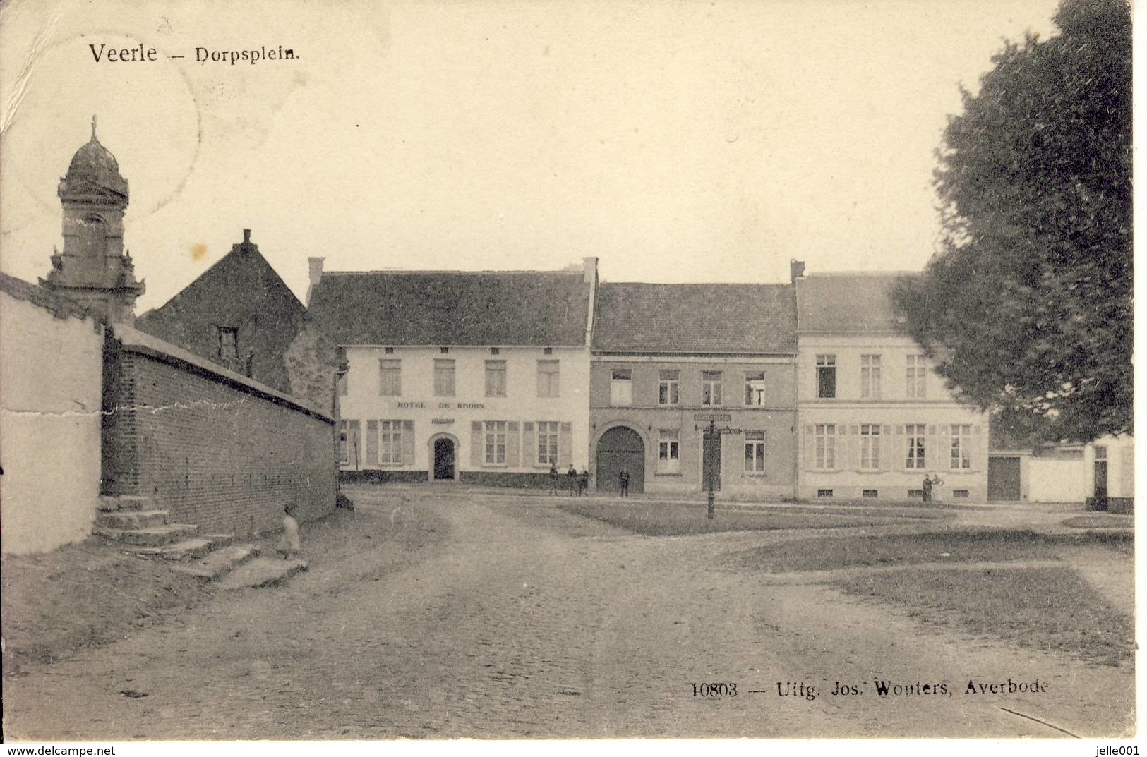 Veerle Laakdal Dorpsplein 1907 Sterstempel - Laakdal