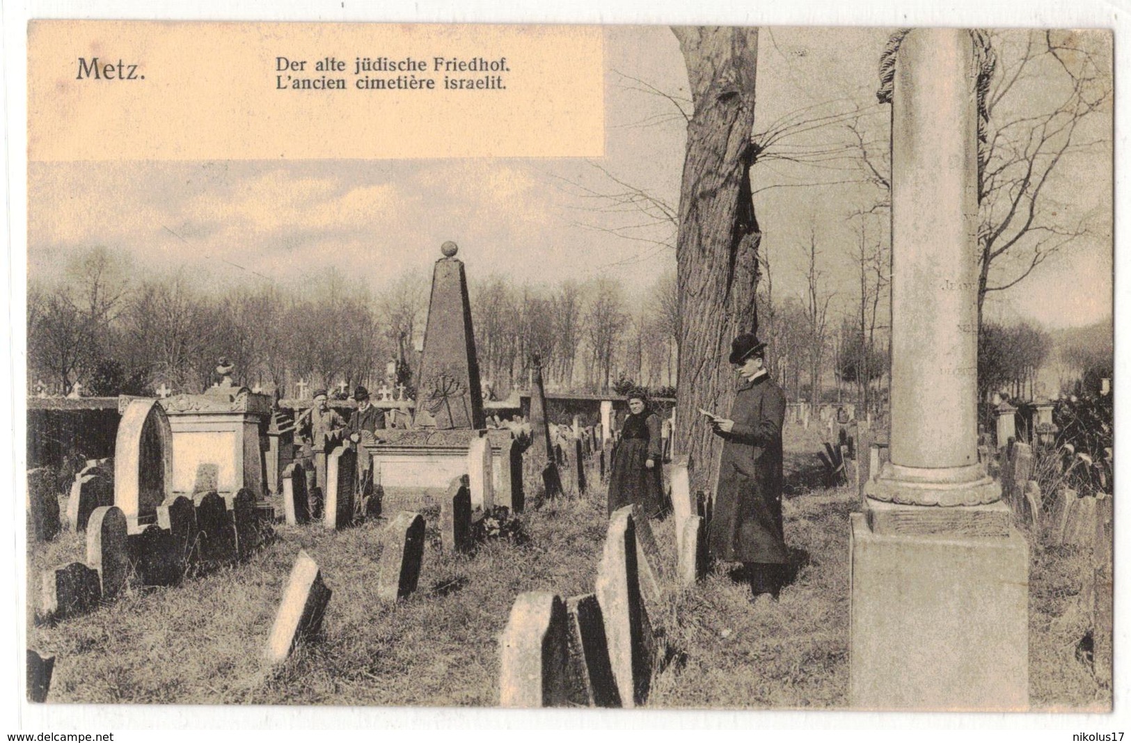 Metz- Der Alte Jüdische Friedhof-Nels-Série 104 No 294 - Metz