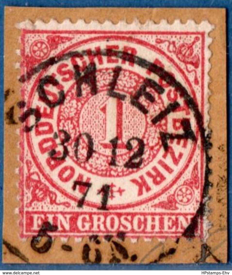 Schleiz Nahezu Vollständiger Einkreis Auf 1 Gr, NDP 1868 Germany 1812.3034 - Andere & Zonder Classificatie