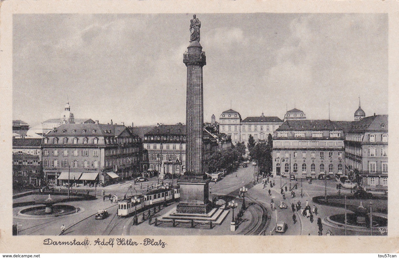 DARMSTADT - HESSEN - DEUTSCHLAND - ANSICHTKARTE - 1944. - Darmstadt