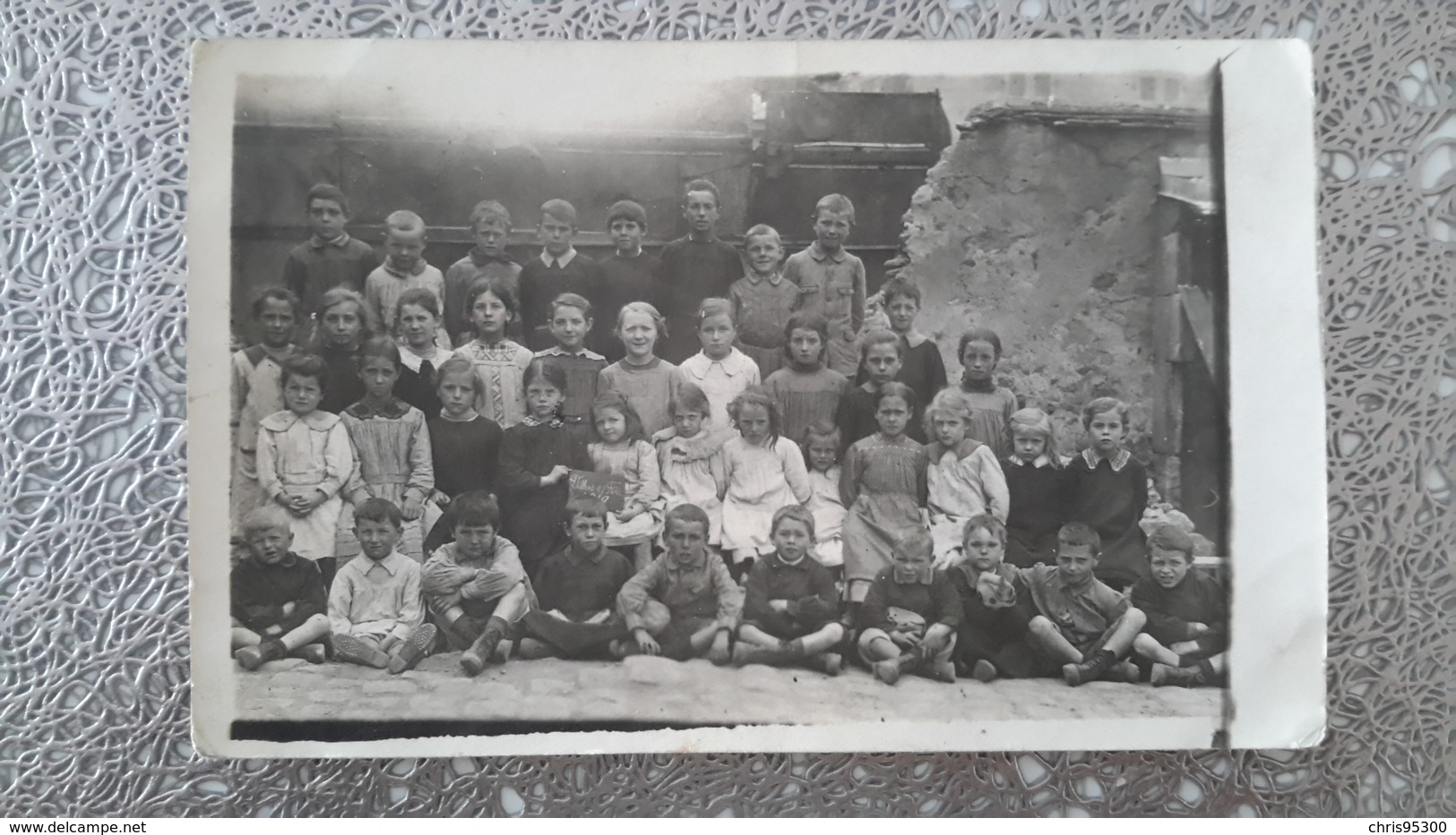 CARTE PHOTO - VILLERS SUR FERE 02 AISNE - ECOLE - CLASSE - Autres & Non Classés