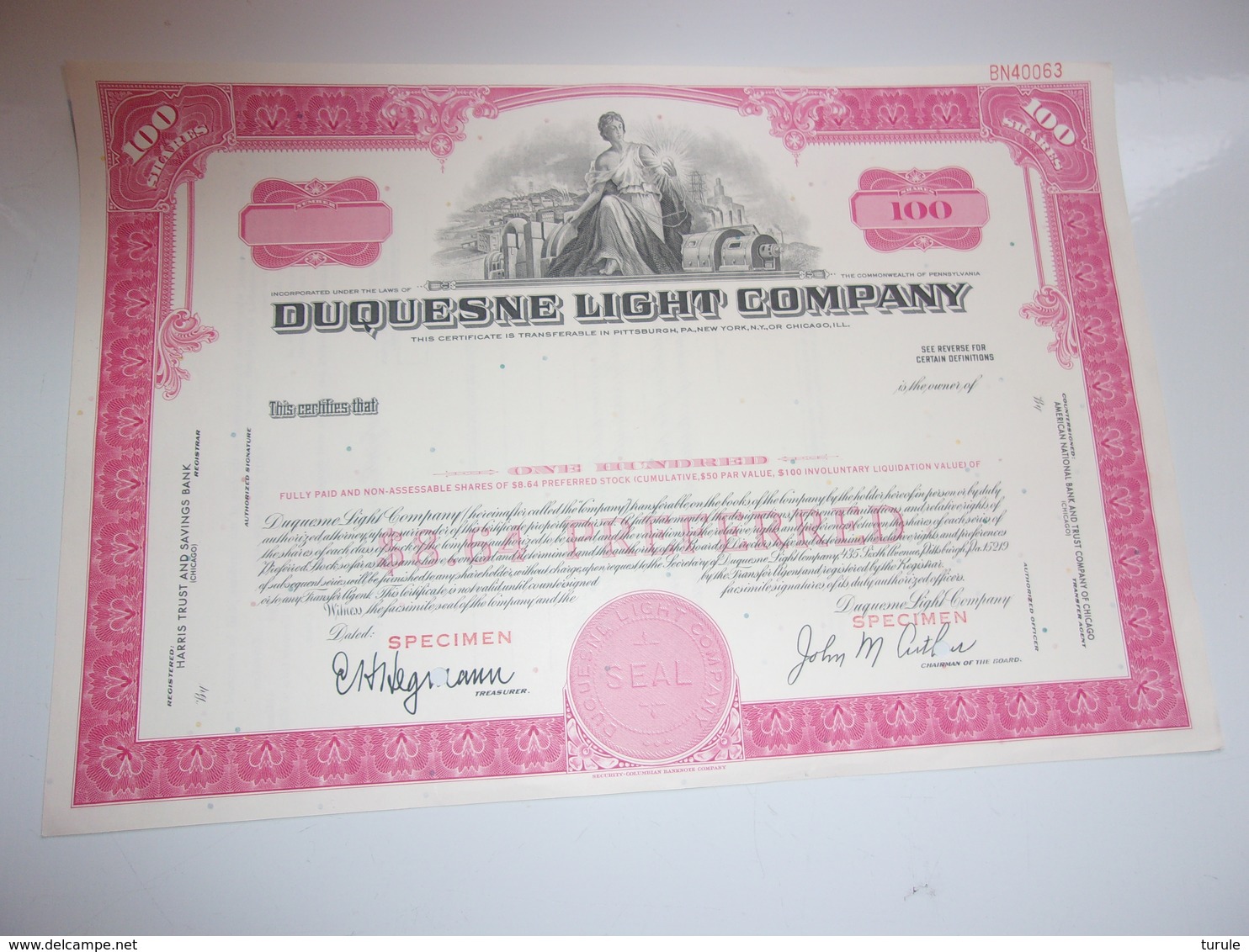 DUQUESNE LIGHT COMPANY (USA) - Other & Unclassified