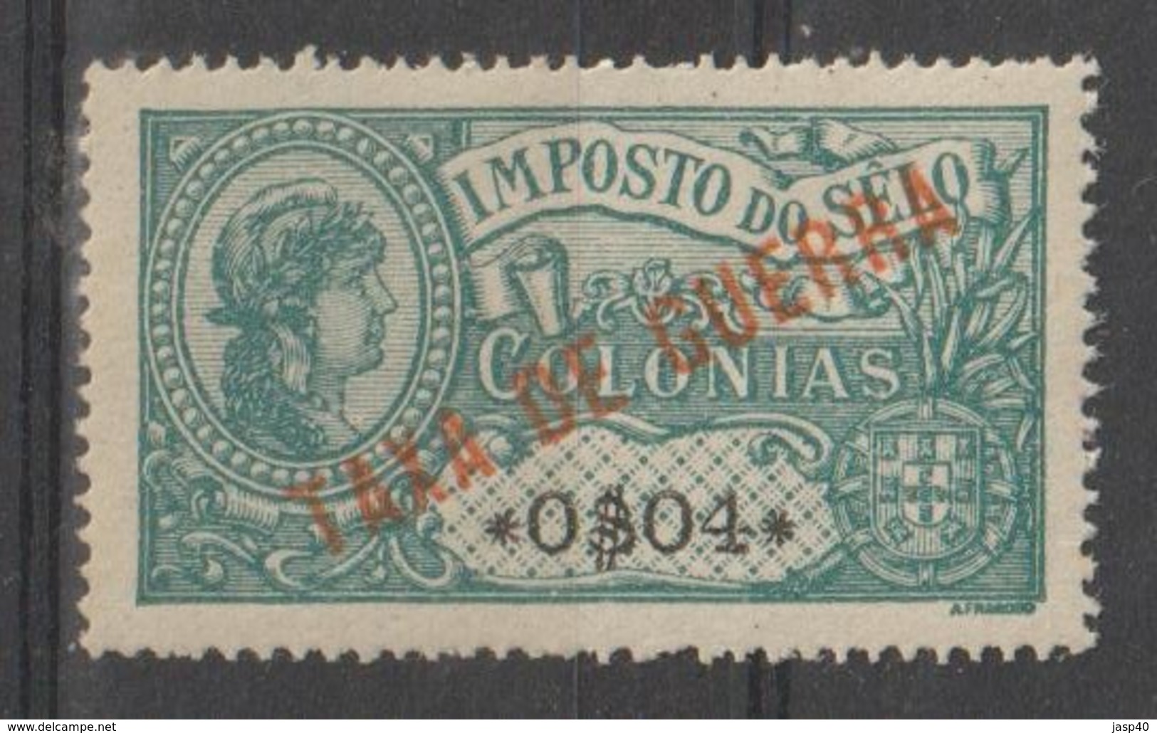 AFRICA IMPOSTO POSTAL (USO FISCAL) - NOVO COM CHARNEIRA - Africa Portoghese