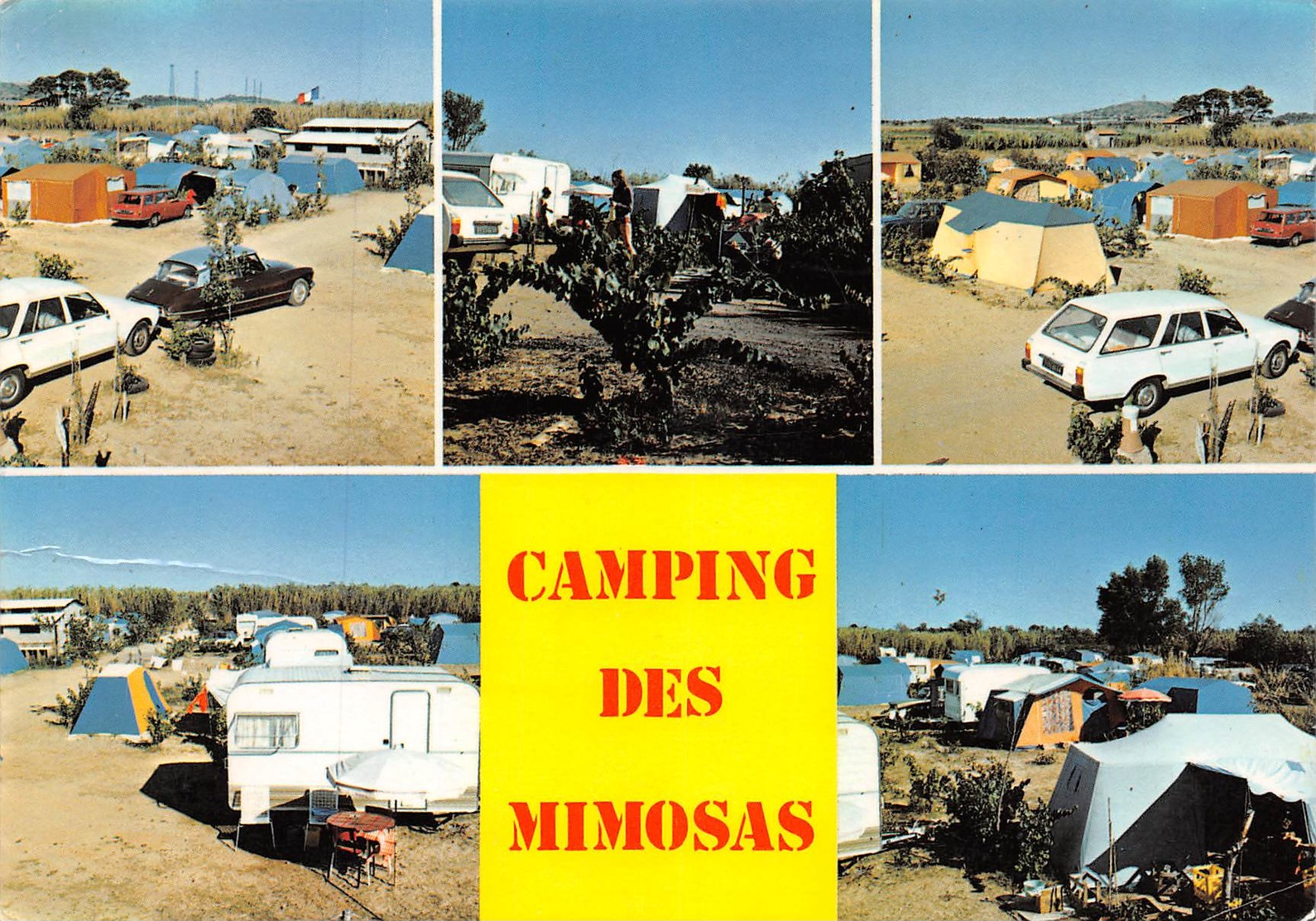 34 / Agde - Automobiles - Break 504, DS - Campinf Des Mimosas Propriétaire R. Simonin - 1981 - Agde