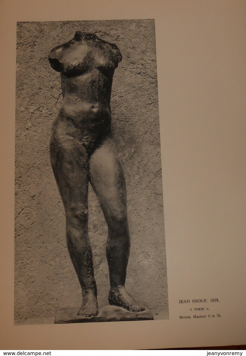 Jean Osouf. Torse. Reproduction De Sculpture Imprimée. 1961. - Sonstige & Ohne Zuordnung