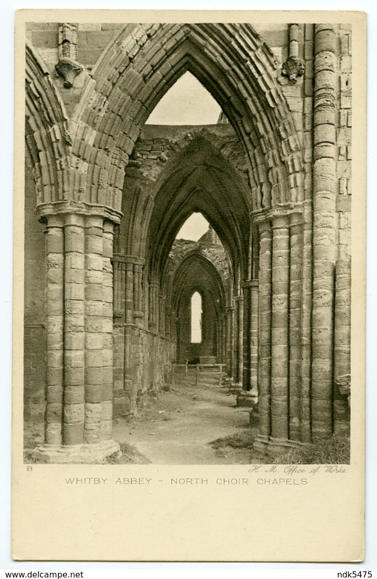 WHITBY ABBEY - NORTH CHOIR CHAPELS - Whitby