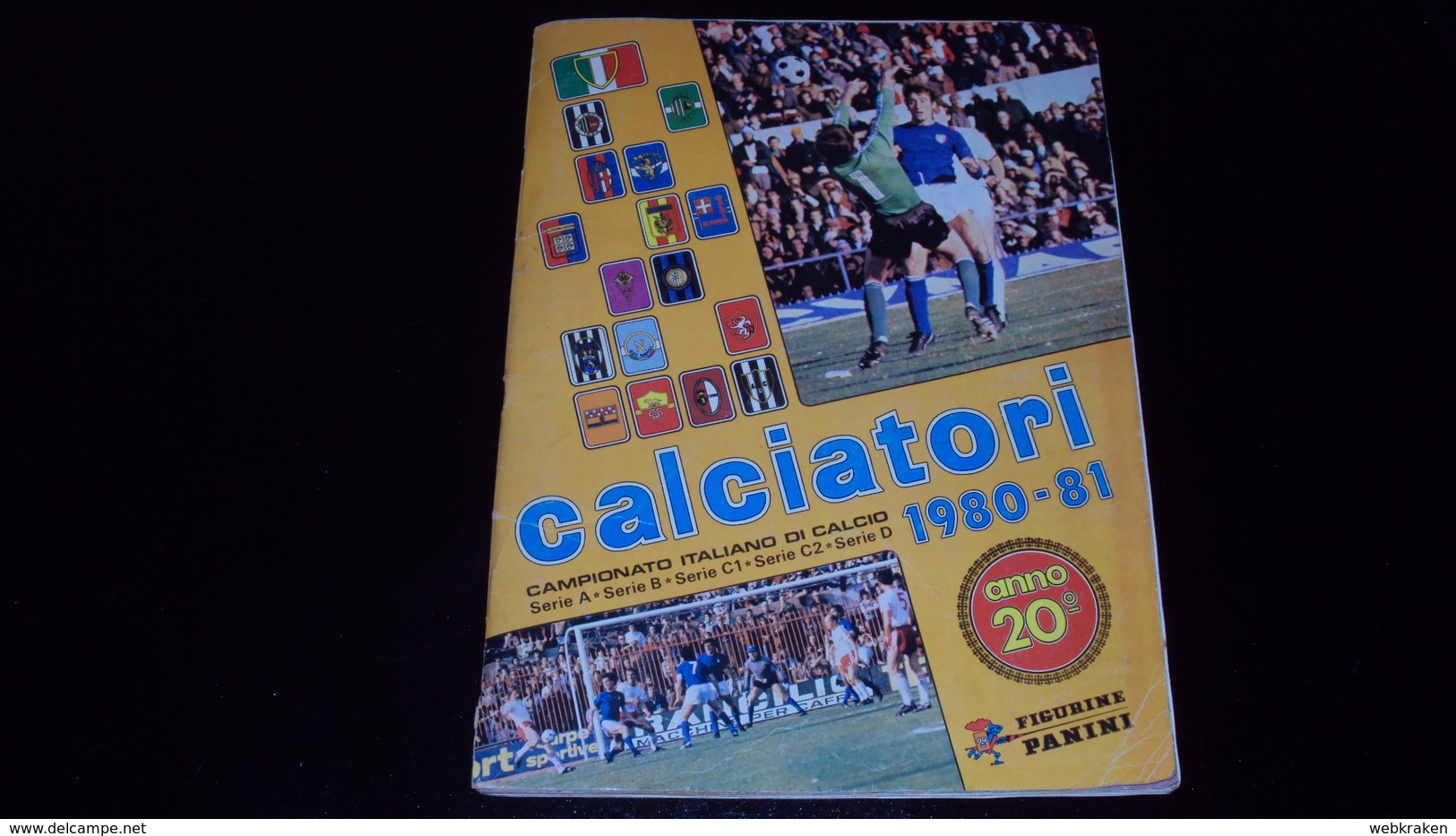 ALBUM FIGURINE CALCIATORI PANINI 1980 1981 X RECUPERO CON 395 FIGURINE - Edizione Italiana