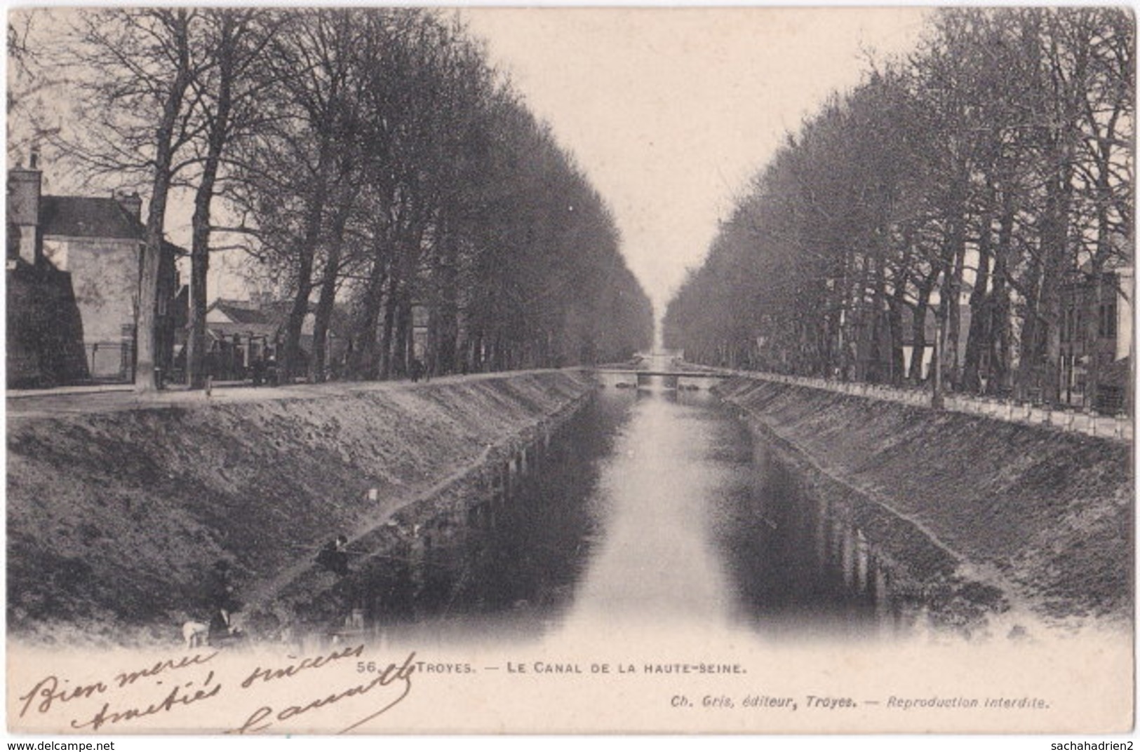 10. TROYES. Le Canal De La Haute-Seine. 56 - Troyes