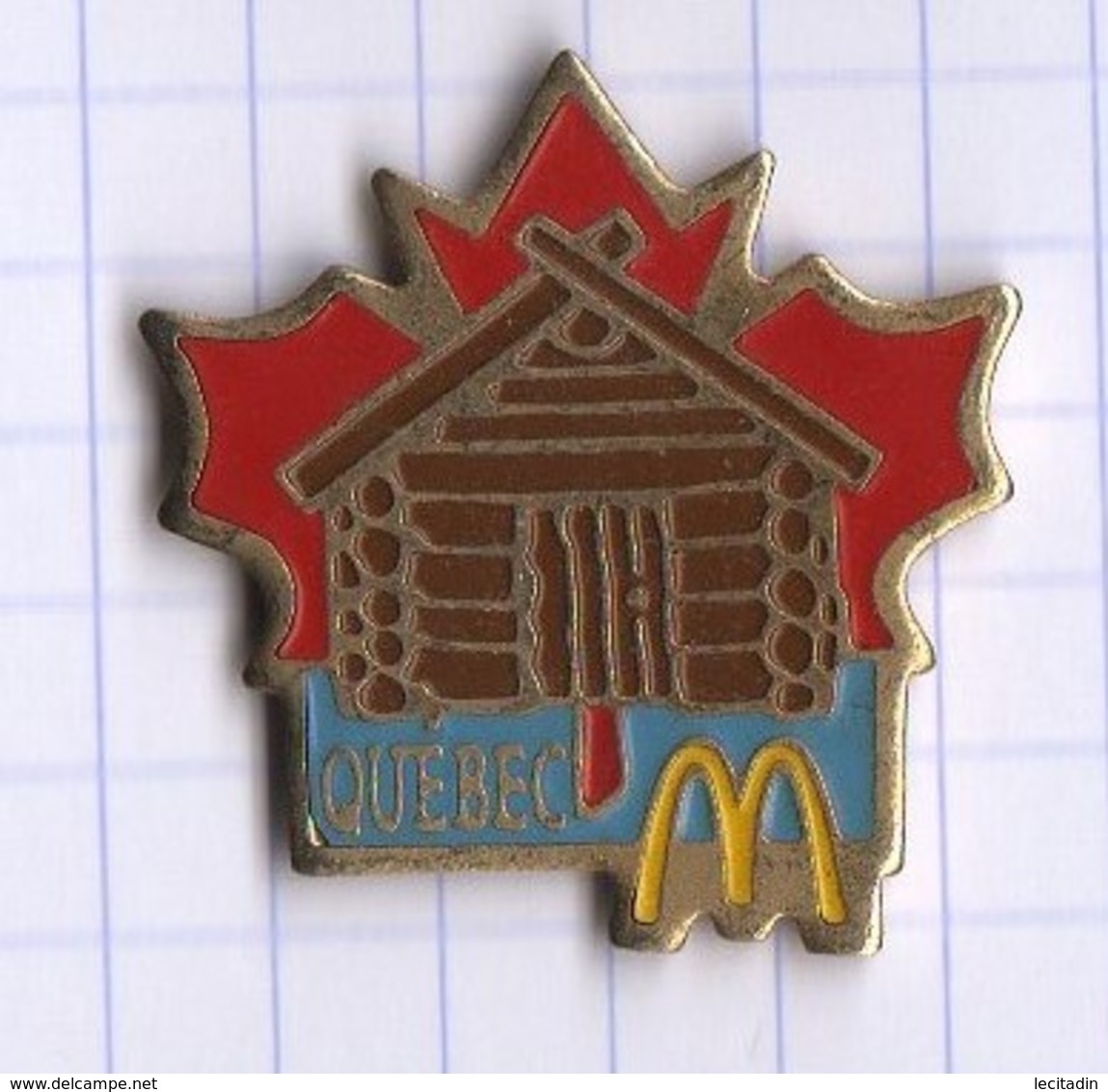 PINS FAST FOOD MAC DONALD QUEBEC 02 - McDonald's