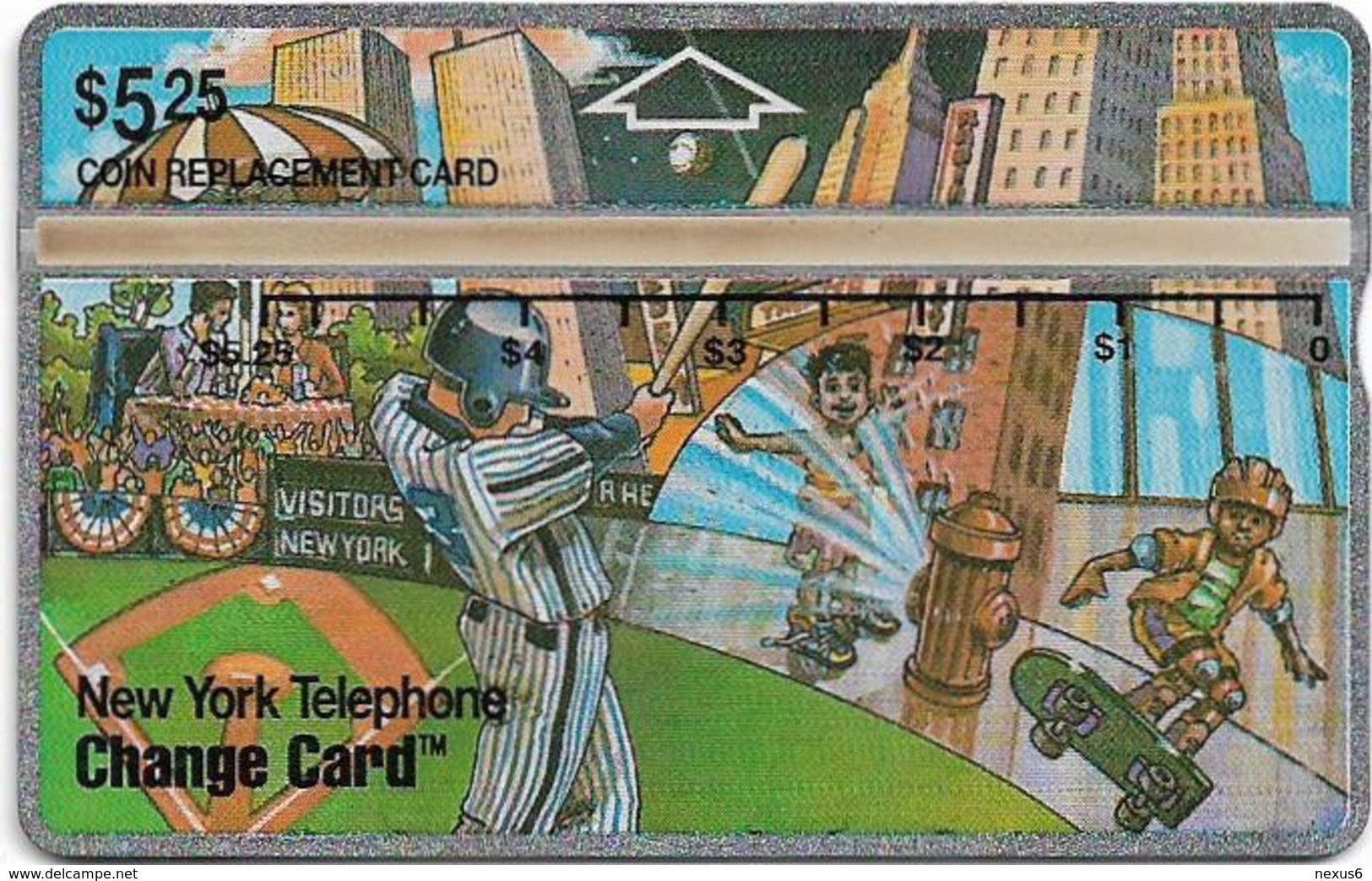USA (Nynex N Y) - Summer In The City - 307A, 1993, L&G, 23.941ex, Mint - [1] Hologrammkarten (Landis & Gyr)