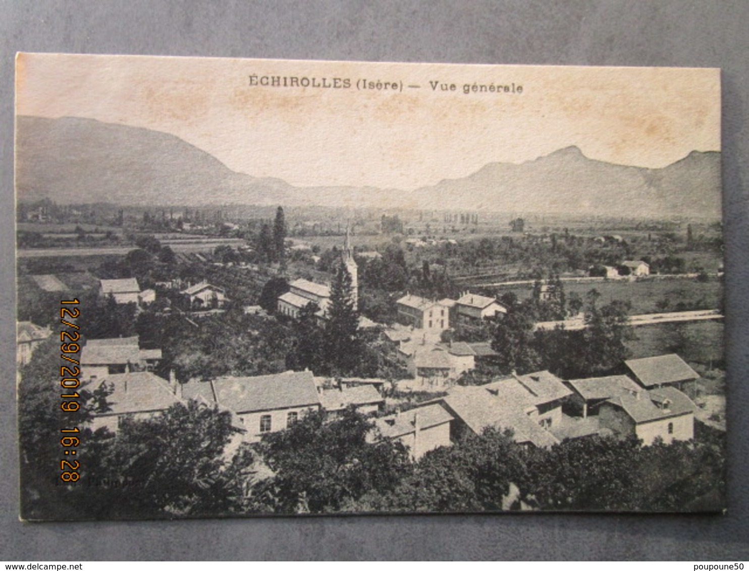 CPA 38 ECHIROLLES - Vue Générale Vers 1910 - Echirolles