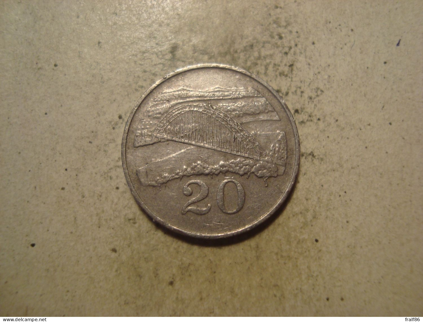 MONNAIE ZIMBABWE 20 CENTS 1997 - Zimbabwe