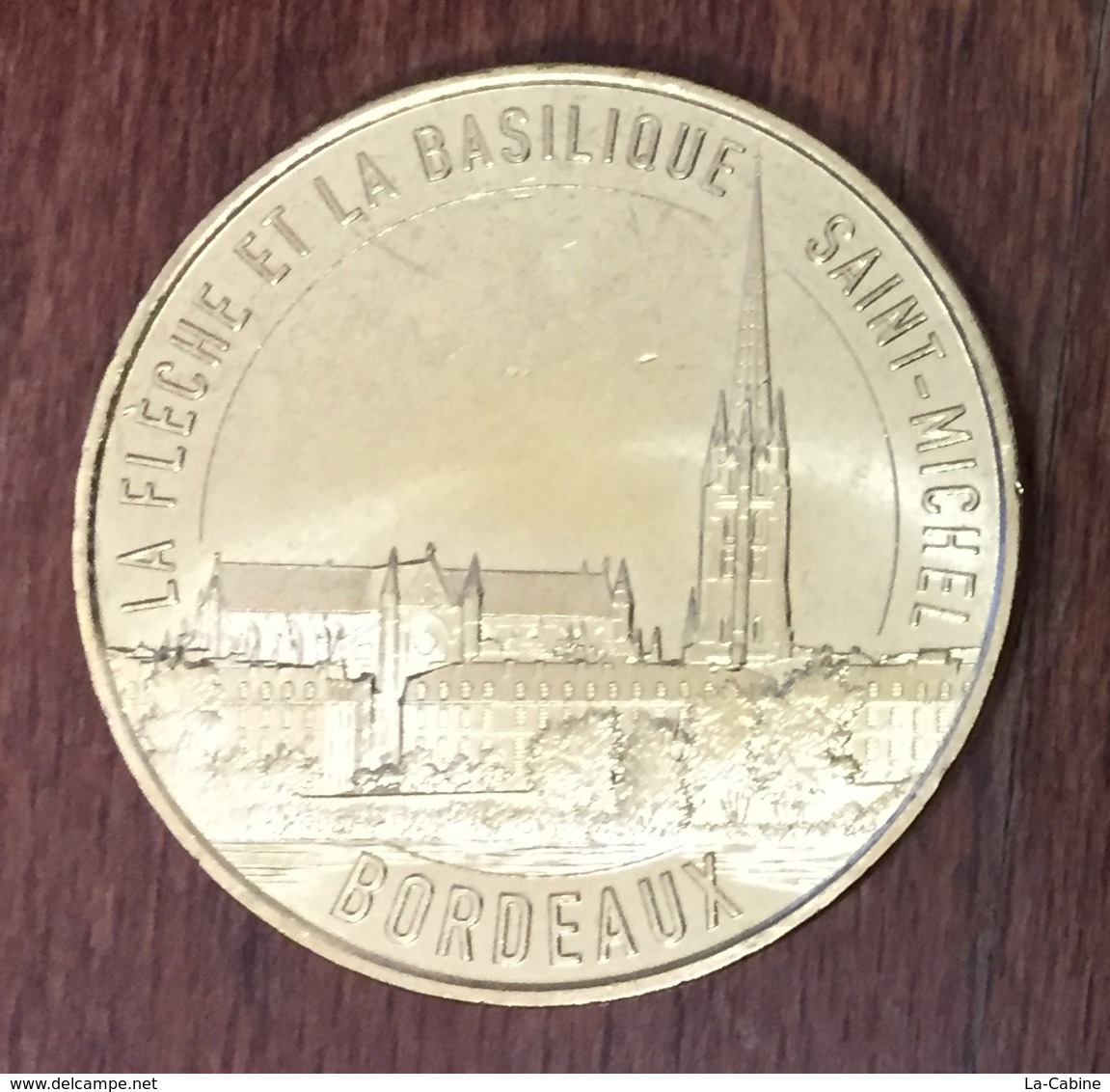 33 BORDEAUX BASILIQUE SAINT MICHEL MÉDAILLE SOUVENIR MONNAIE DE PARIS 2020 JETON TOURISTIQUE TOKENS MEDALS COINS - Autres & Non Classés